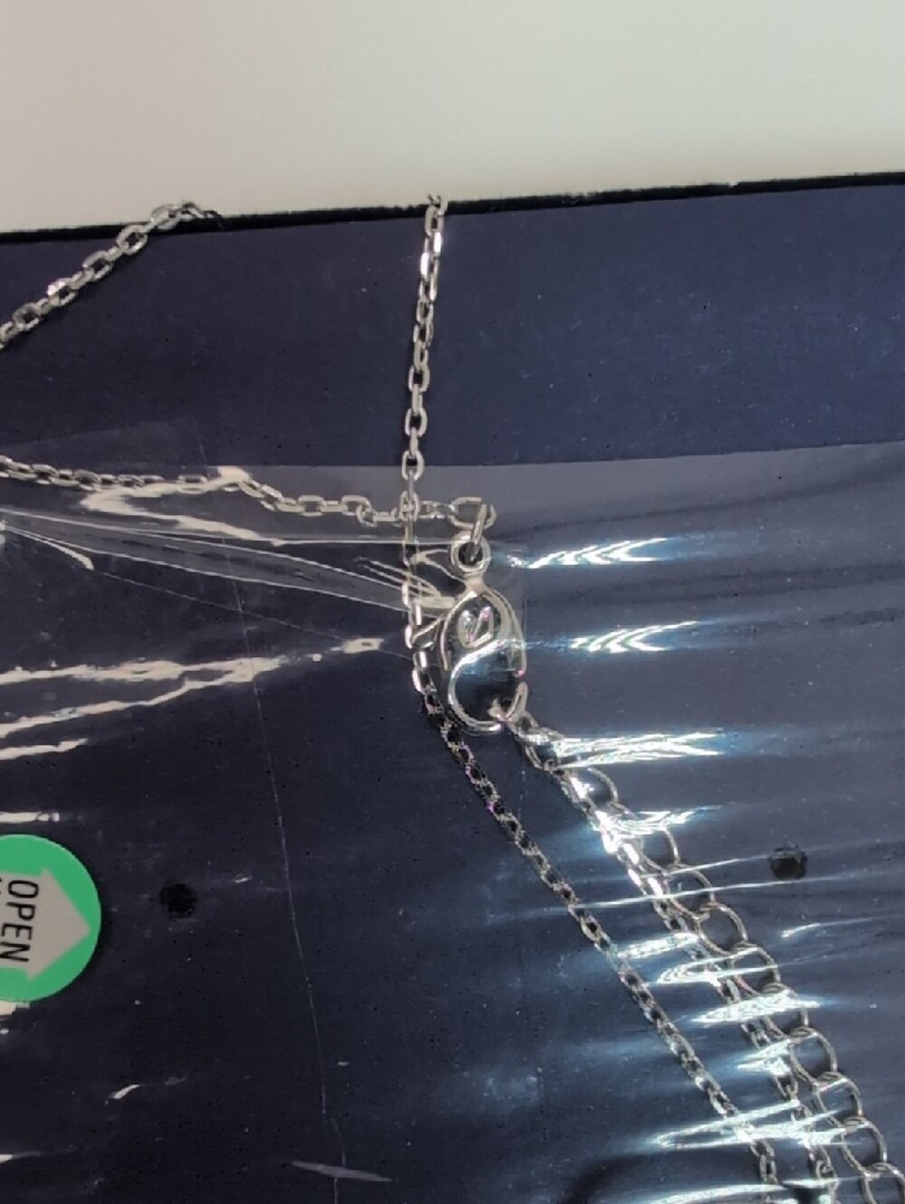 Swarovski Silver Crystal Lifelong Bow Necklace NWT - Picture 5 of 8
